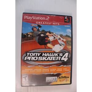 Tony Hawk's Pro Skater 4 (Sony PlayStation 2 PS2, 2002) Authentic, tested